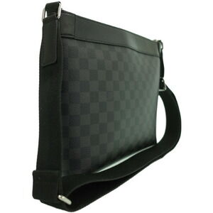Louis Vuitton Shoulder Damier Graphite Mick Bag Black